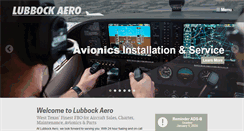 Desktop Screenshot of lubbockaero.com