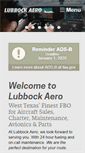 Mobile Screenshot of lubbockaero.com